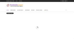 Desktop Screenshot of positivelygospel.com